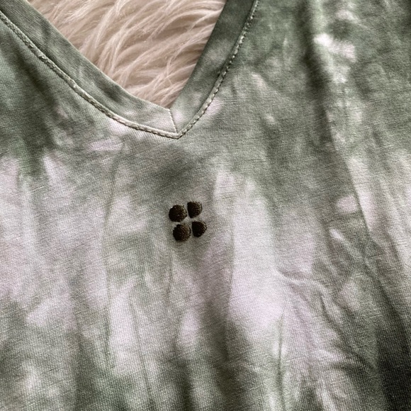 Sweaty Betty Tie Dye Green Drop Waist Athleisure Dress - Picture 9 of 10